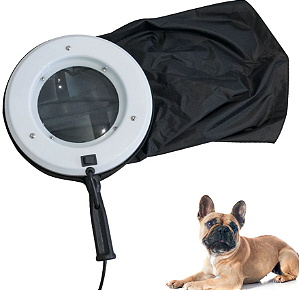 Lupa De Mão Com Luz De Wood - Branca