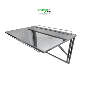MESA VETERINÁRIA DE PAREDE EM INOX ORIGINAL VET