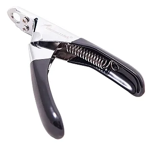 Alicate Guilhotina Para Unhas De Pets Em Aço Inox Preto