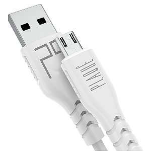 Cabo Turbo 3.0A Plaquê Para Android - Conexão Micro USB - V8