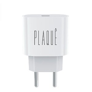 Fonte Turbo 20W Plaquê - Entrada Tipo-C