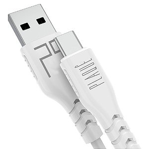 Cabo Turbo 3.0A Plaquê Para Android - Conexão Tipo-C
