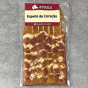 Espeto de Coração aproximadamente 500 gramas