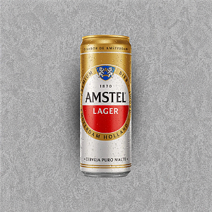 Cerveja Amstel lata com 350 ml