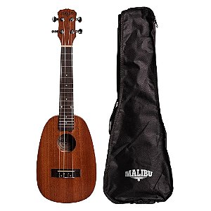 UKULELE MALIBU ABACAXI CONCERT ELETRICO 23 SAPELE