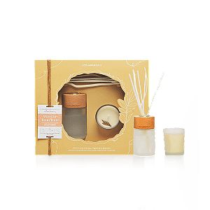 Kit Naturals Vela Perfumada 50g + OD 70ml Vanilla Bourbon