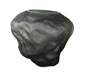 Vaso em Vidro Fumê (Tamanho P) - Lucatti