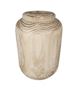 Vaso Madeira Branca (Tamanho M) - MART