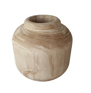 Vaso Madeira Branca (Tamanho P) - MART