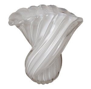 Vaso Murano Branco (Tamanho P) - Di Murano