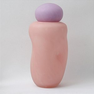 VASO DE VIDRO C/ TAMPA