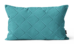 Almofada Azul Claro em Veludo 30x50 cm