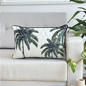 Almofada Tropical Coqueiro em Linhão 45x30