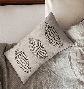 Almofada Náutica Conchas do Mar 30x50 cm