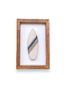 Quadro Prancha Azul Decoração Náutica de Parede