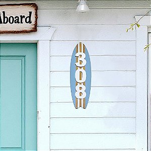 Prancha com Número Residencial Personalizado - Número para Casa de Praia