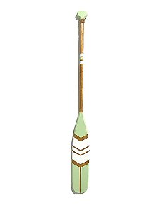 Remo Decorativo Verde Pastel 100 cm Decoração de Parede em madeira para Casa de Praia e Náutica