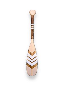 Remo Decorativo Bege 55 cm Decoração de Parede em Madeira Pinus