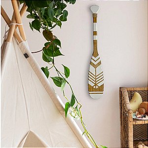 Remo Decorativo Branco 55 cm Decoração Náutica Praia