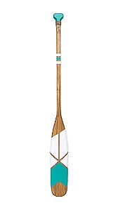Remo Decorativo Turquesa 100 cm Decoração de Parede em madeira