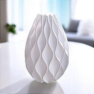 Vaso Decorativo 3D em Cerâmica 23x15x15
