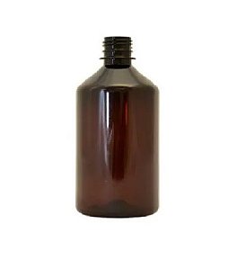 Frasco Pet Ambar 500ml