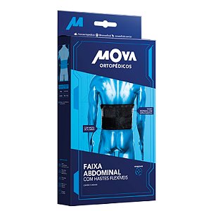 Faixa Abdominal com Hastes Flexíveis - Mova