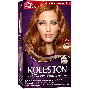 Tintura Koleston 674 Chocolate Acobreado - Wella
