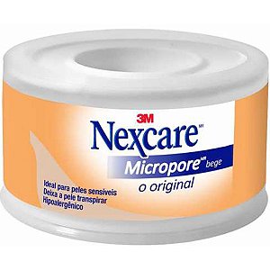 Fita Micropore Bege 3M 25mm x 4,5m - Nexcare