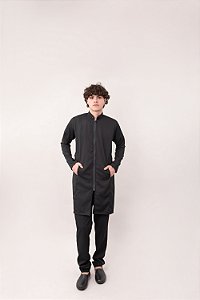 Jaleco Masculino Gabardine Premium Com Zíper