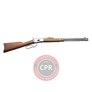CARABINA LEVER ACTION ROSSI - INOX ALTO BRILHO - CANO 20"
