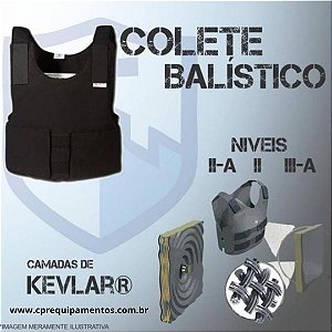 Colete e placa