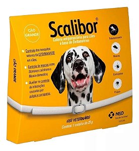 Coleira Scalibor 65cm para Cães de Grande Porte