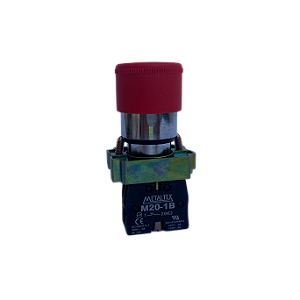 10 pçs Botão de emergência vermelho 1NF M20BXR-R-1B Metaltex
