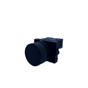13 pçs Pulsador preto 1NA 22mm P20BFR-B-1A Metaltex