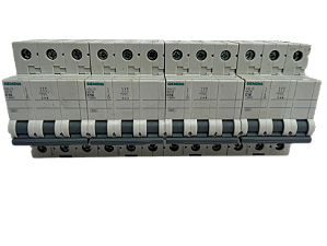 5 pçs Disjuntor tripolar 16A curva C 5SL1316-7MB Siemens