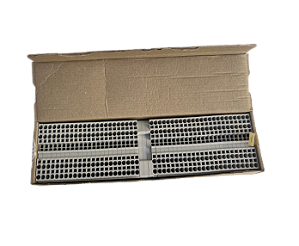 70 pçs Terminal de passagem 2,5mm2 conexao mola 4 pontos cinza 8WH2 004-0AF00 Siemens