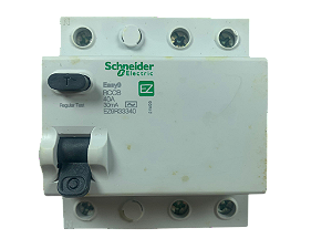 Interruptor diferenciaL IDR Easy9 3P 40A tipo AC 30mA 3kA EZ9R33340 Schneider Electric