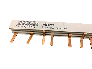 2 pçs Barramento pente Easy9 tripolar 57P 80A EZ9X33357 Schneider Electric