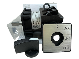 Comutador rotativo voltímetro fase fase c zero K1D024MLH Schneider