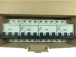 4 pçs Disjuntor tripolar 32A curva B K32A3B32 Schneider