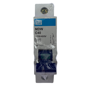 7 pçs Minidisjuntor monopolar 40A MDW-C40 10076445 Weg