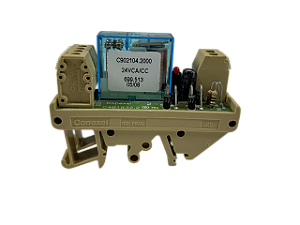 Acoplador Rele RS30 40.52S 24VCA/CC 8A 1NA+1NF Conexel