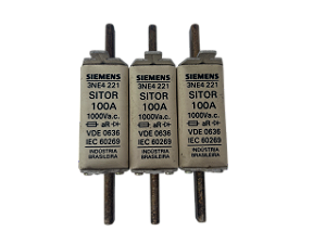 Fusivel NH1 100A aR Sitor 3NE4 221 Siemens