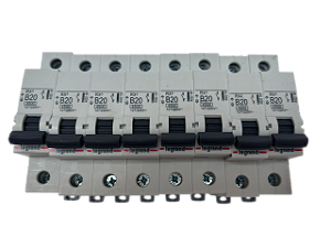 Conj. 8pçs -Disjuntor monopolar 20A curva B 4,5kA RX3 402218