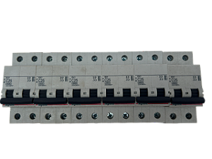 Conj. 6pçs- Disjuntor bipolar 25A curva C 4,5kA RX3 402255
