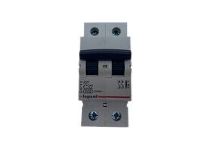 Disjuntor bipolar 32A curva C 6kA RX3 419470 Legrand