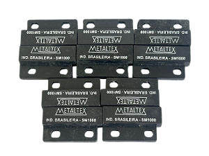 10 pçs Ima para sensor magnetico SM1000 caixa preta (25,0X14,0X6,0MM) SM1000 Metaltex