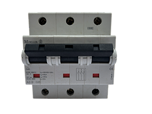 Disjuntor tripolar 25A curva C 25kA AZ-3-C25 Moeller