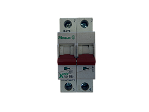 Disjuntor bipolar 4A curva B 4,5kA PLS4-B4/2-MW 243244 Moeller